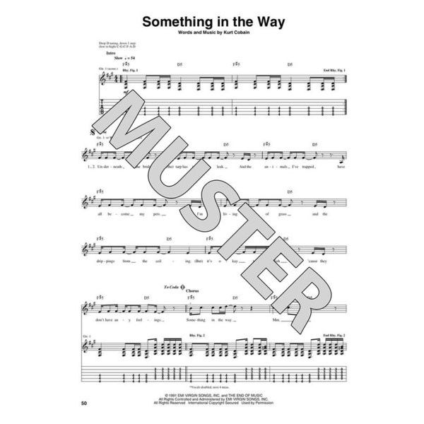 Hal Leonard Nirvana Nevermind Guitar
