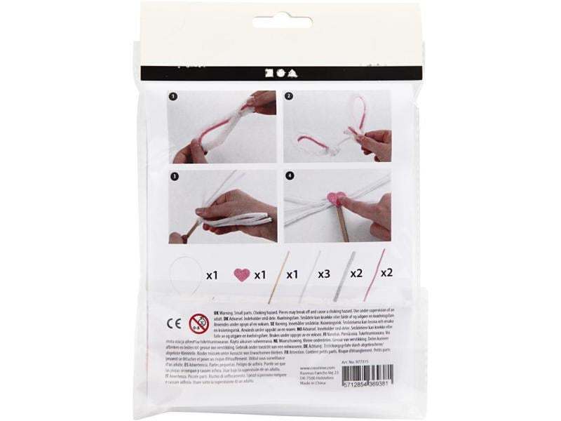 Creativ Company Bastelset Mini Haarreif 1 Stück Kreativset zu Ostern oder als Geschenk fürs Osternest