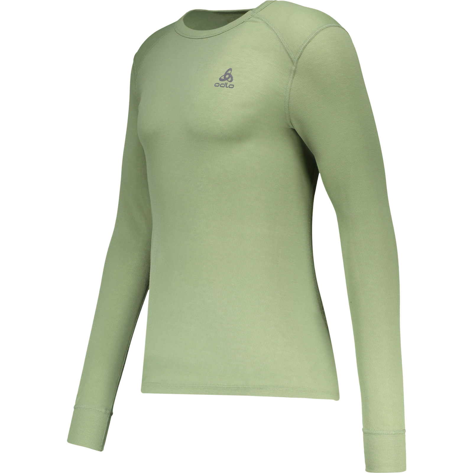 Odlo Active Warm Herren-Langarmshirt Crew Neck 3XL, olive