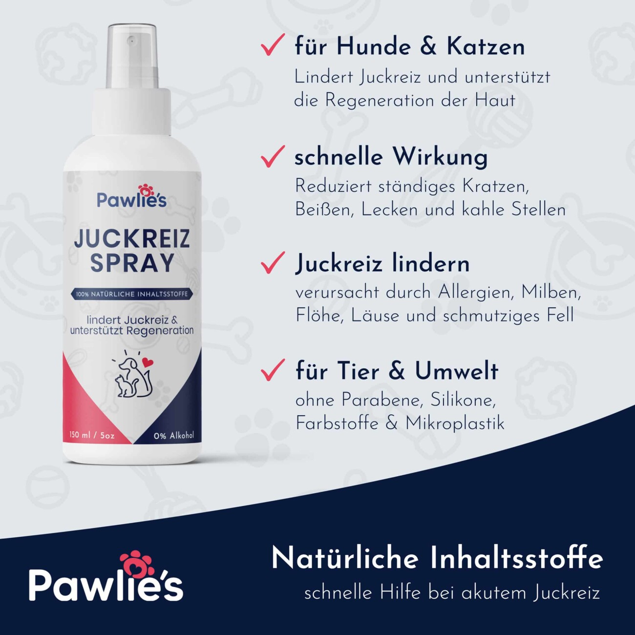 Pawlie's Juckreiz Spray Hunde & Katzen 150ml