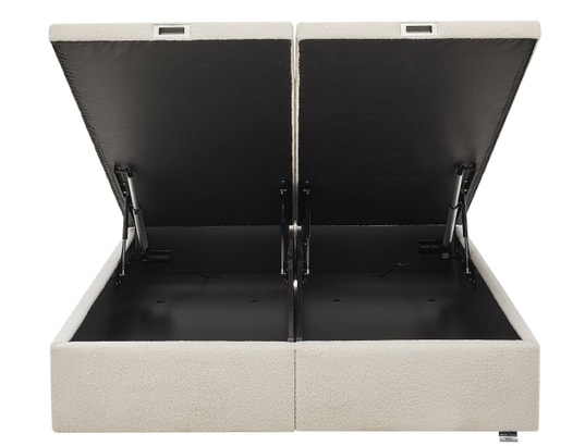 TEMPUR - Sommier 180 x 200 Premium Swift électrique 180x200 bouclé creme D72