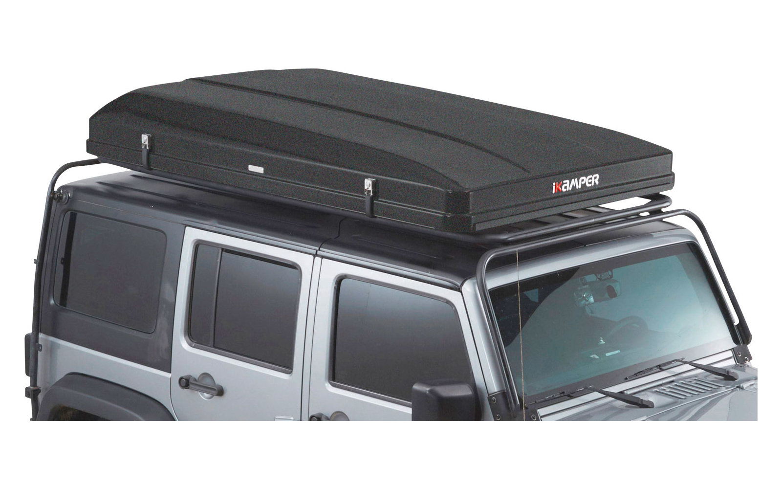 iKamper Skycamp 2.0 Dachzelt inkl. Glasfaserhartschale Matt Schwarz