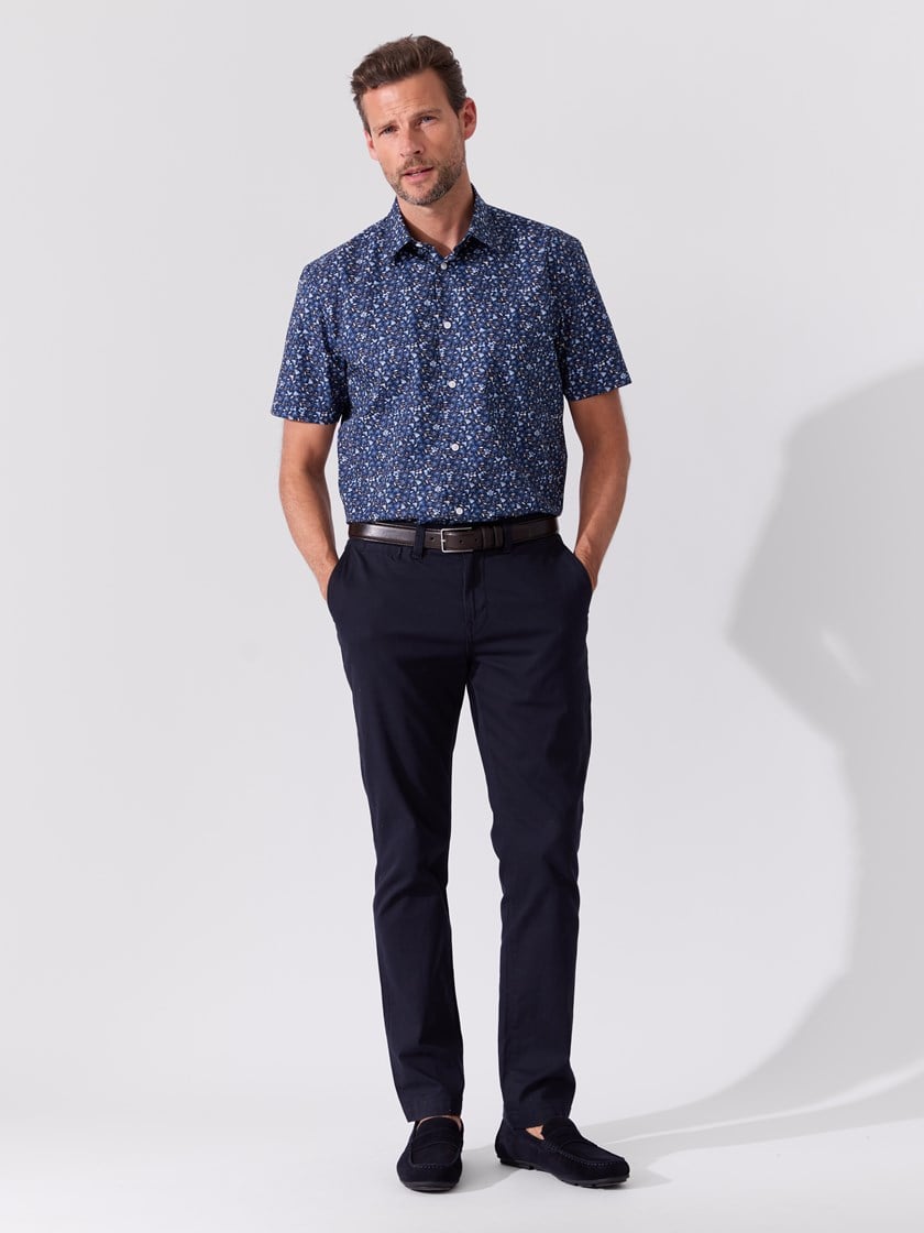 Strand kortermet skjorte Dress Blues