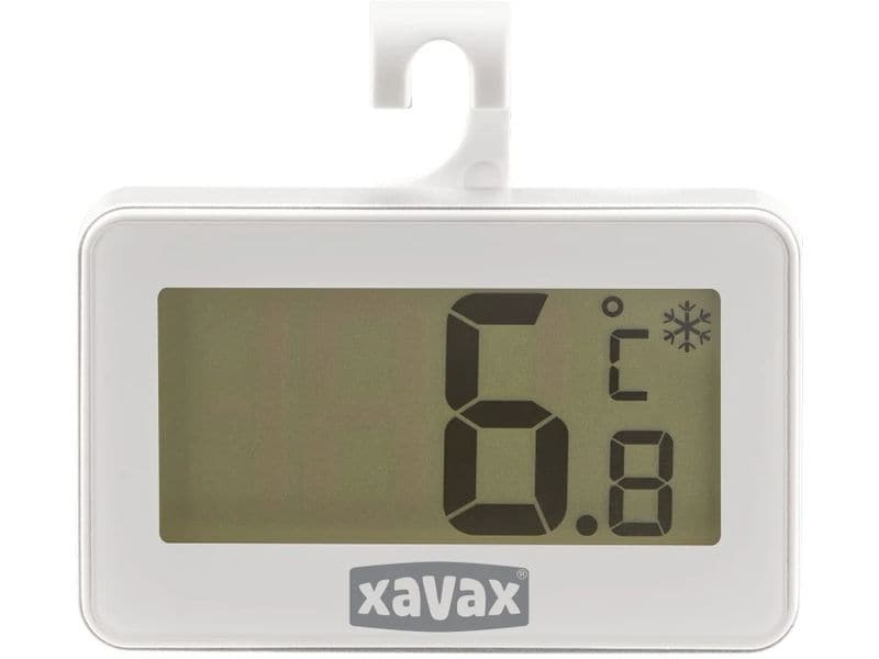 Xavax Digitales Thermometer Weiss Gefrierschrank-Thermometer