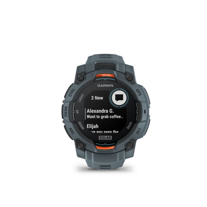 Garmin Unisex Ure Instinct 3 - 45 mm Solar Blå