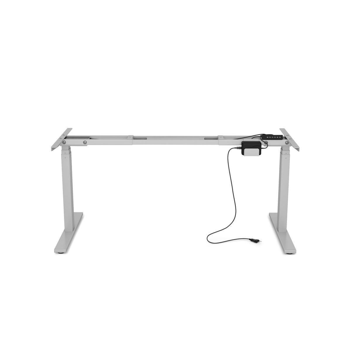 Tischgestell Stehpult elektrisch grau 160 - 180 cm
