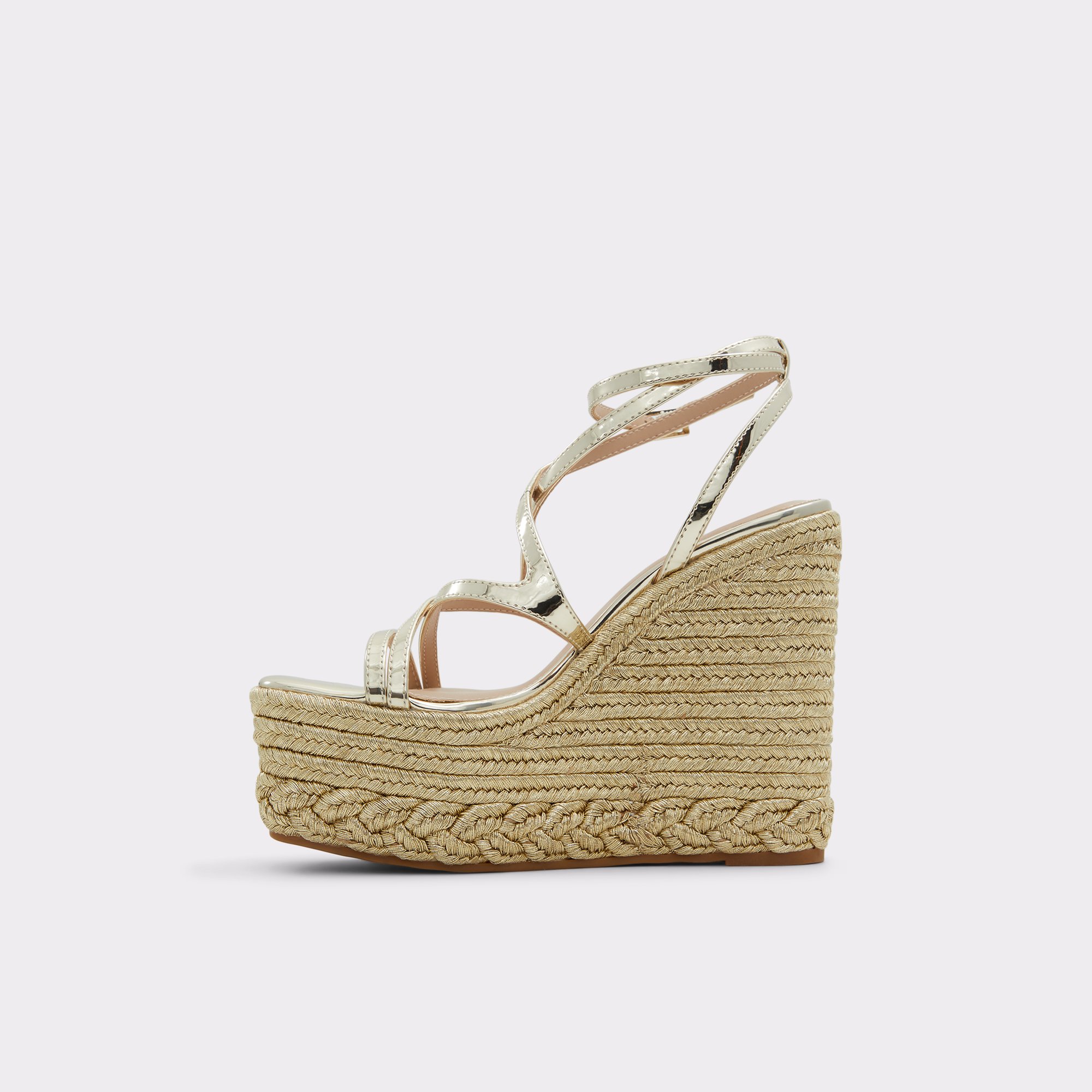 Portofino Champagne Women Wedges & Espadrilles