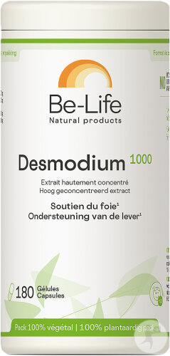 Be-Life Desmodium 1000 Draineur Hépatique 180 Gélules Végétales