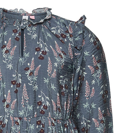 Vero Moda Girl Kjole - VmJosie - Grisaille/Lupin AOP