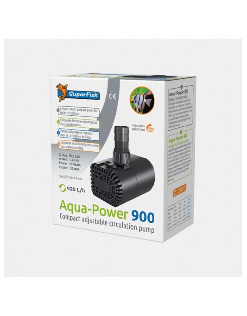 Superfish Aquapower 900 - Filterpomp - 920 l\/h 13 Watt