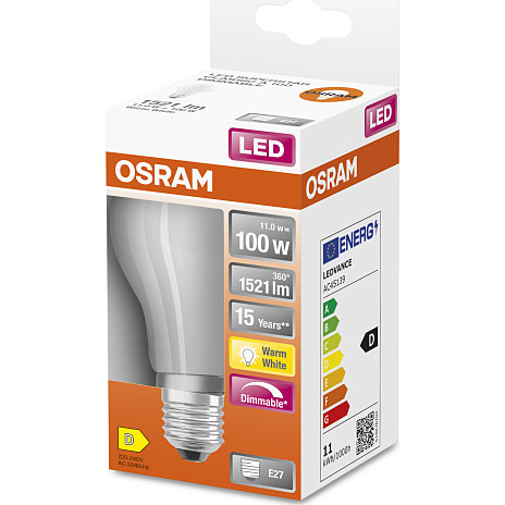Osram LED kronepære 11W - dæmpbar