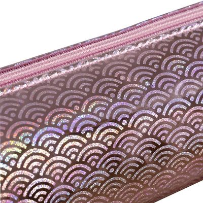 Trousse ronde Wave - 1 compartiment - rose - Viquel
