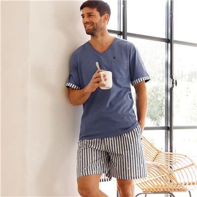 Pyjama homme à rayures - DODO HOMEWEAR®