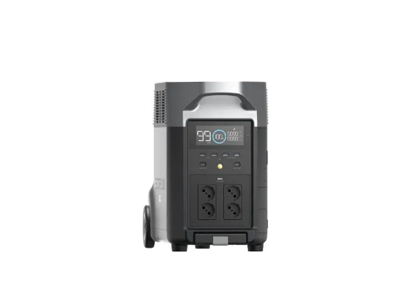 EcoFlow Delta Pro - Transportabel strømstation - AC 220-240 V - litiumjernfosfat - 3600 Wh - Wi-Fi, Bluetooth - output-stikforbindelser: 14