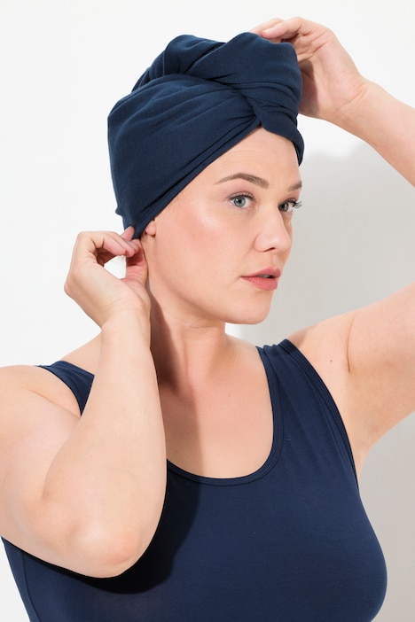 Turban-Handtuch, Knopf, Schlaufe