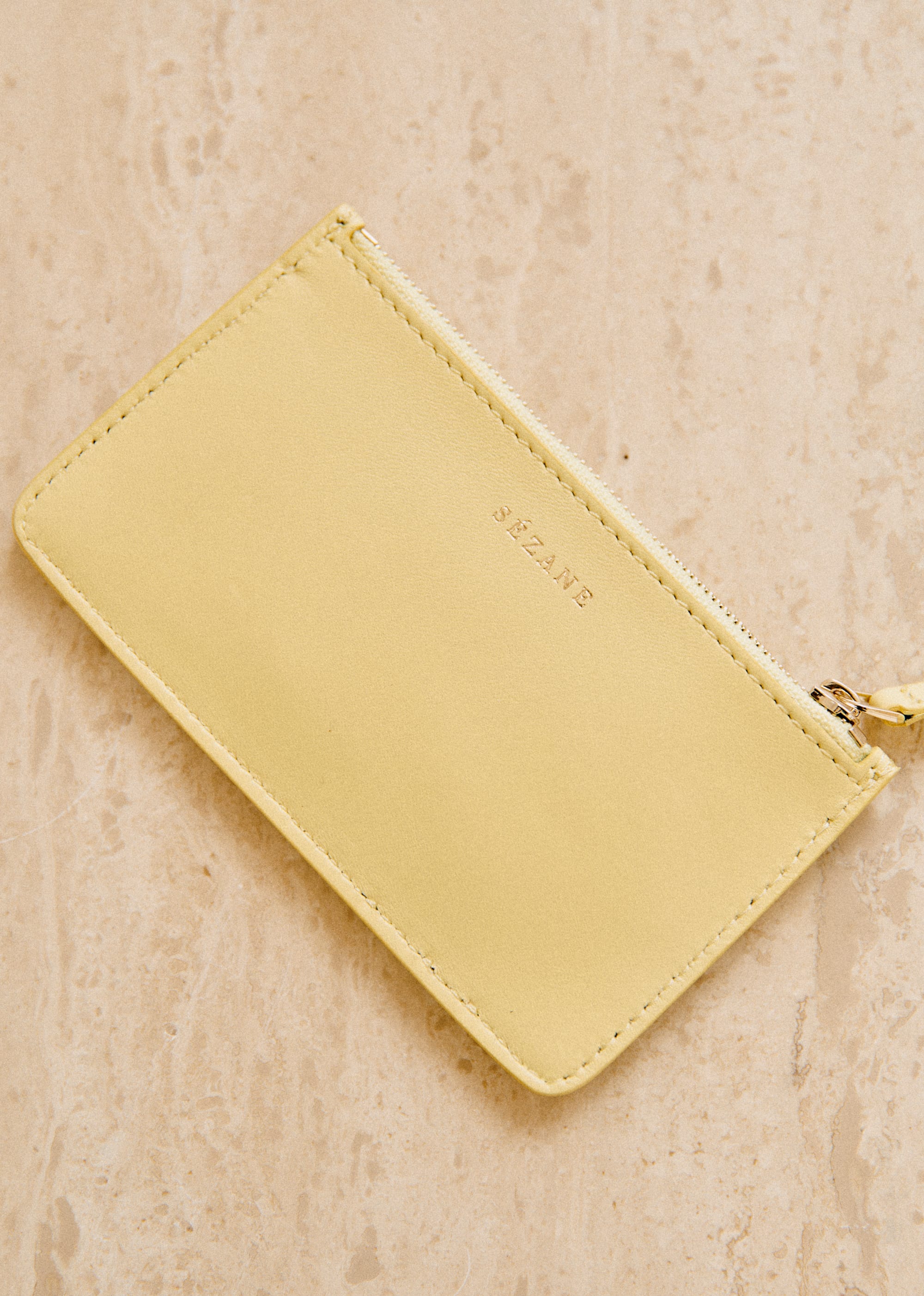 Porte-cartes Grand Alfred - Jaune lisse - SACS/NEW SACS Petite Maroquinerie 5906419