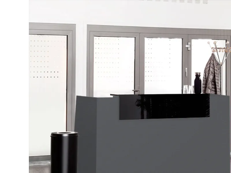 Reception Libra Antracit 2600mm Hæve-sænkebord