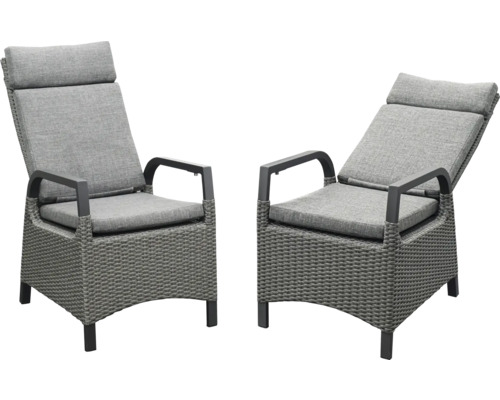 Fauteuil 2-delige set Bellavista Sydney polyrattan/aluminium