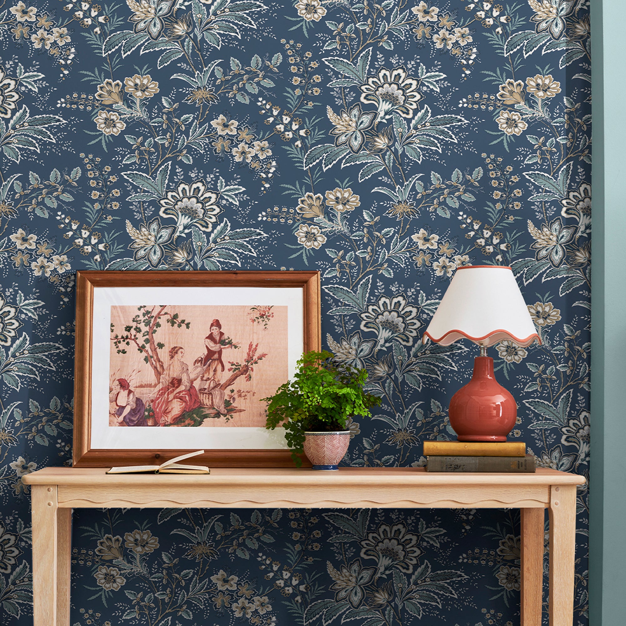 Laura Ashley - Vliesbehang - Marlbrook Dusky Seaspray