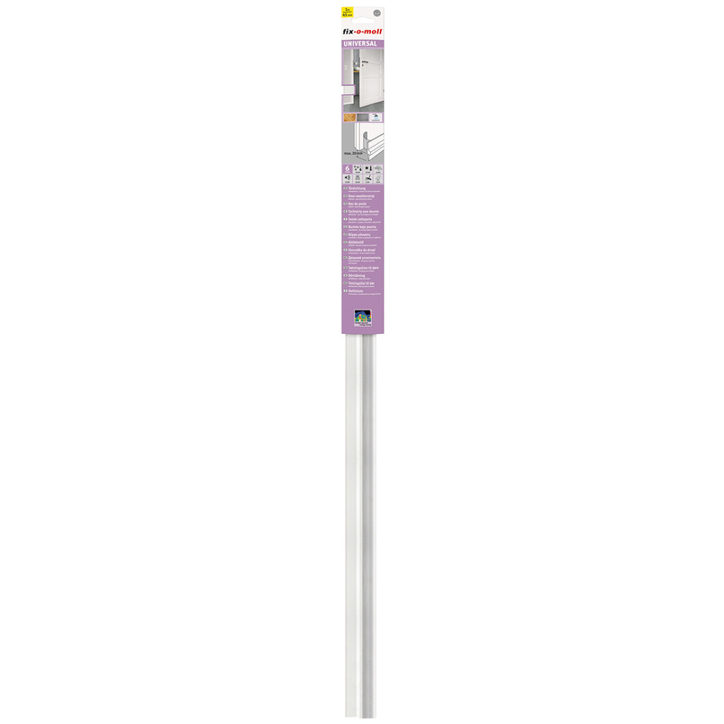 Fix-o-moll tochtstrip deur universeel zelfklevend afdichtstrip 1m wit
