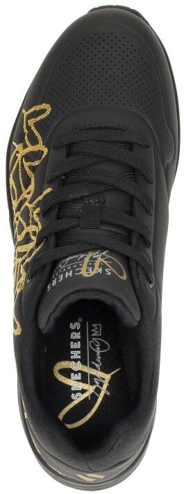 Skechers Uno-Golden Heart zwart