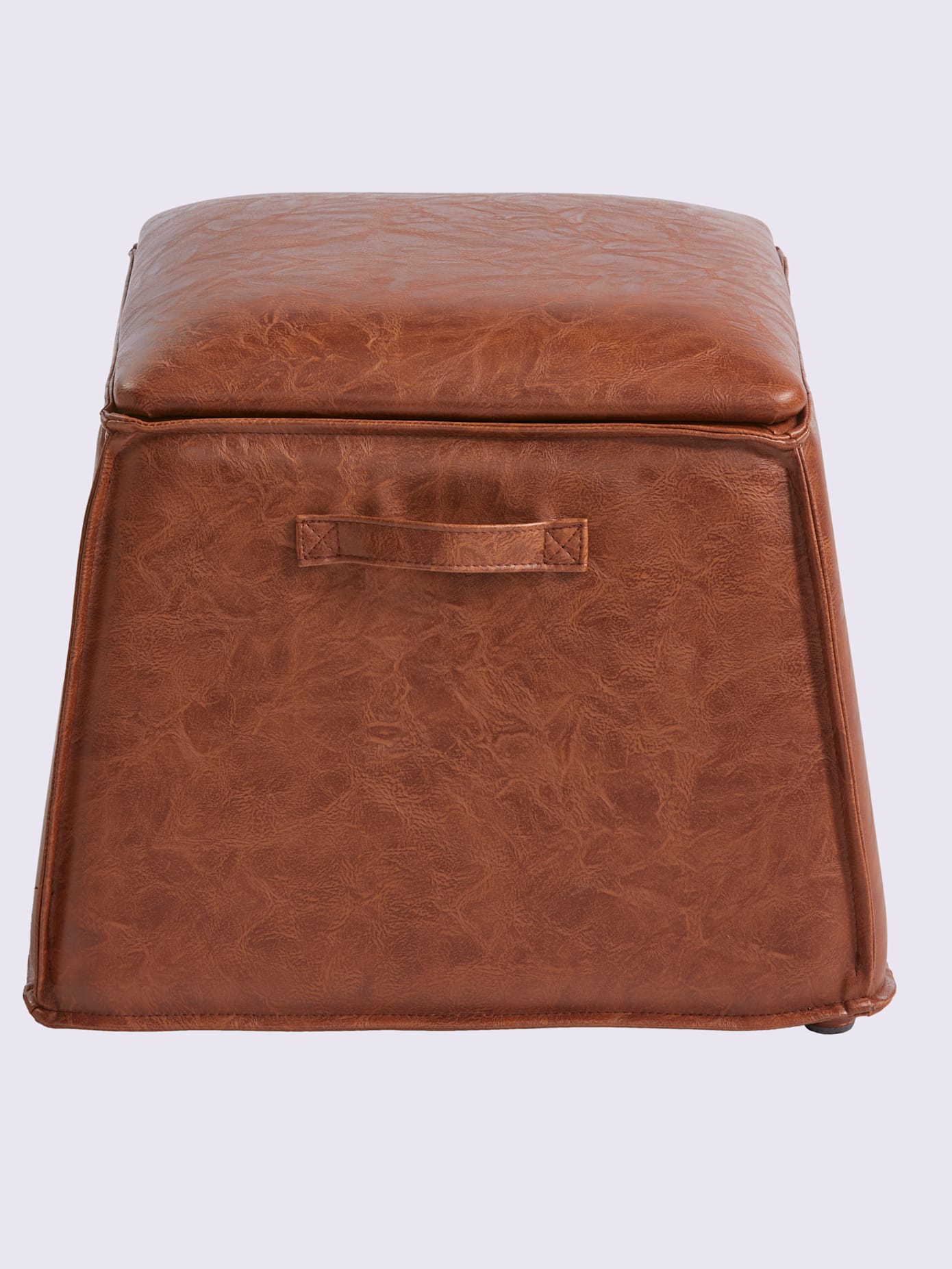 Tabouret housse aspect cuir