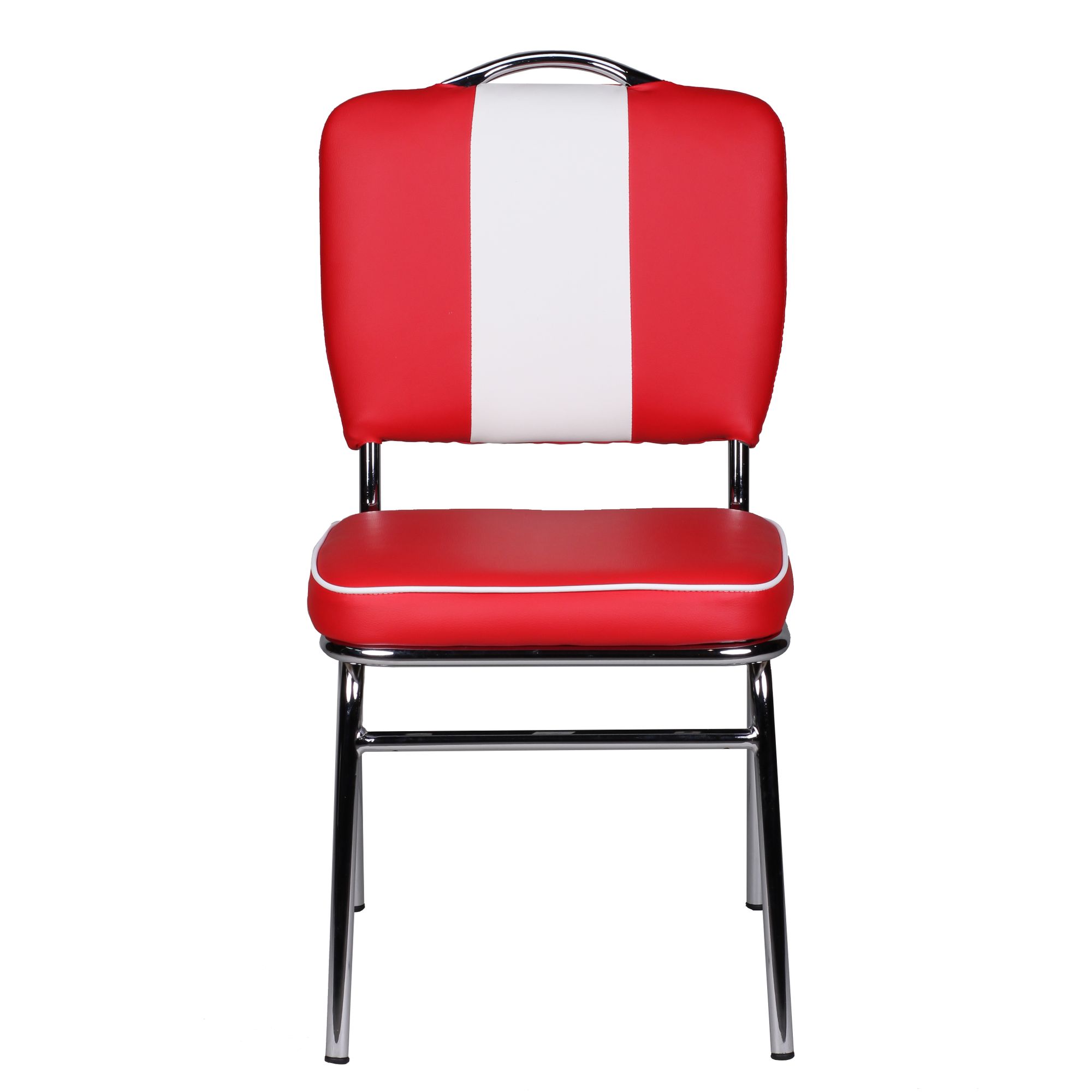 KADIMA DESIGN Retro Esszimmerstuhl, 50er-Jahre Diner Style, bequeme Polsterung, verschiedene Farben