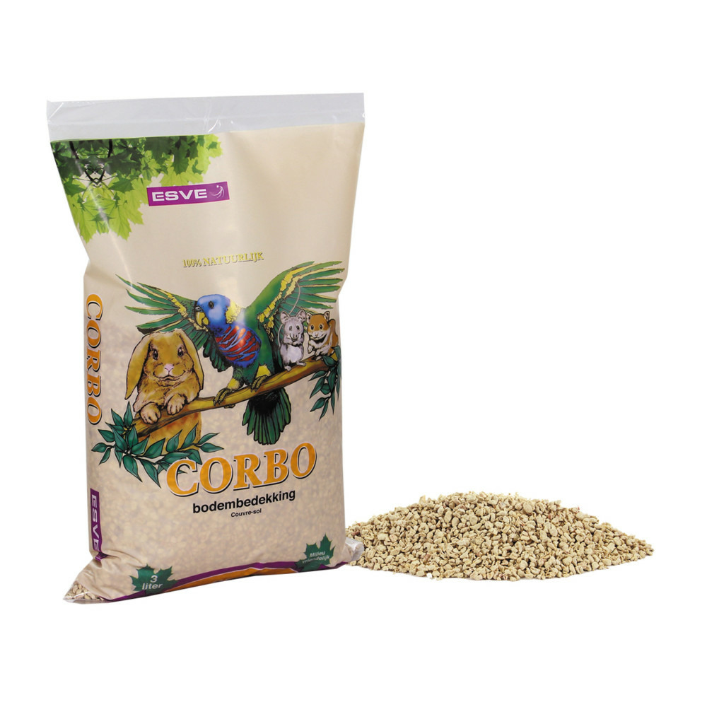 Litière a bases de maïs corbo 3 litres - 1 kg