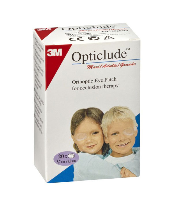 OPTICLUDE Augenverband 8x5.7cm 20 Stk