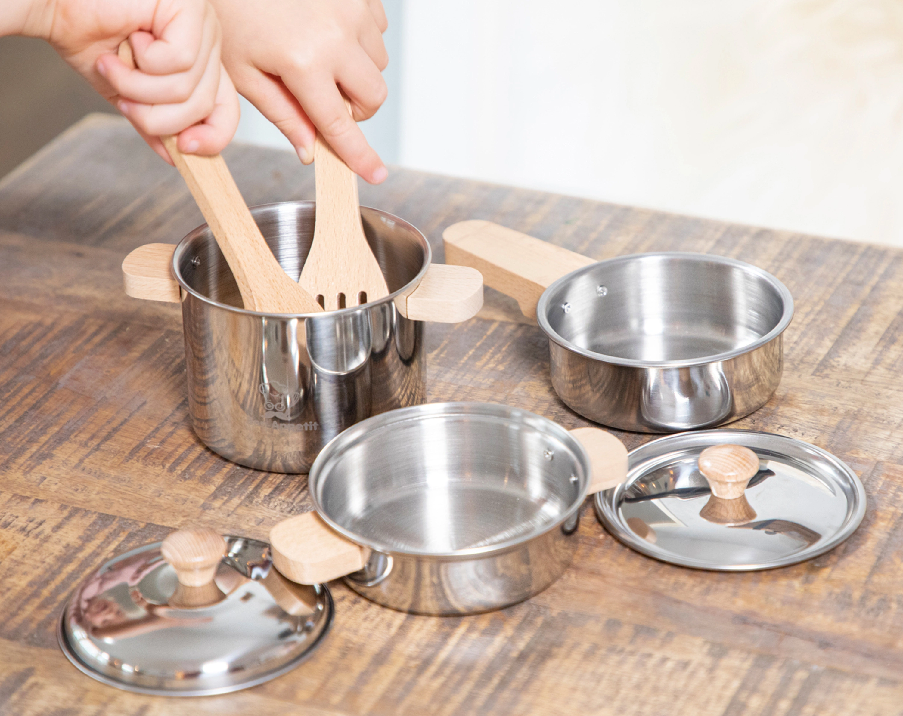 Kochtopf-Set BON APPETIT 7-teilig aus Metall