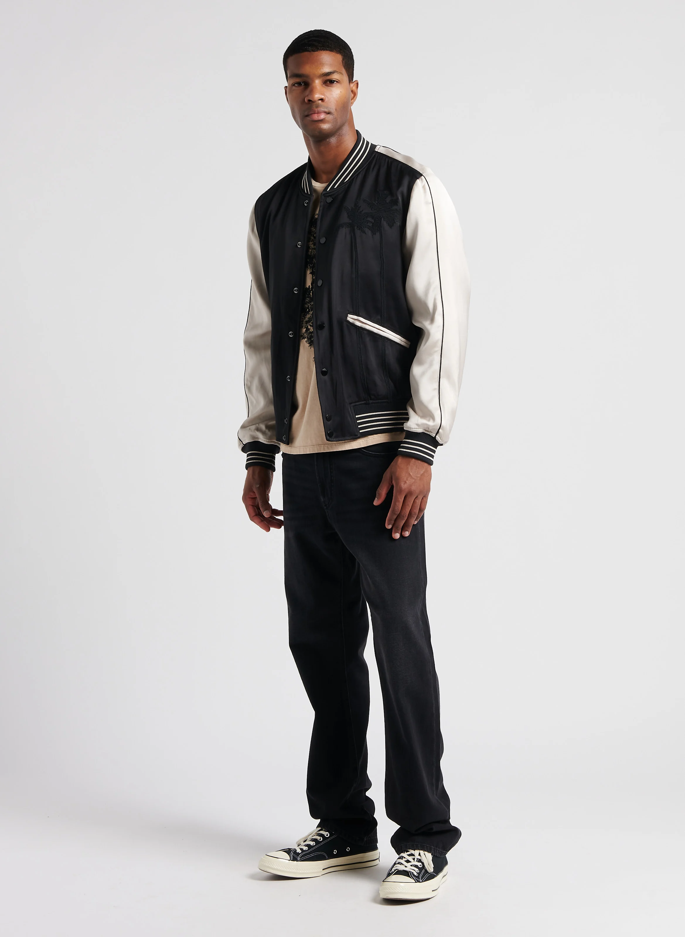 Jean regular-fit en coton | Noir
