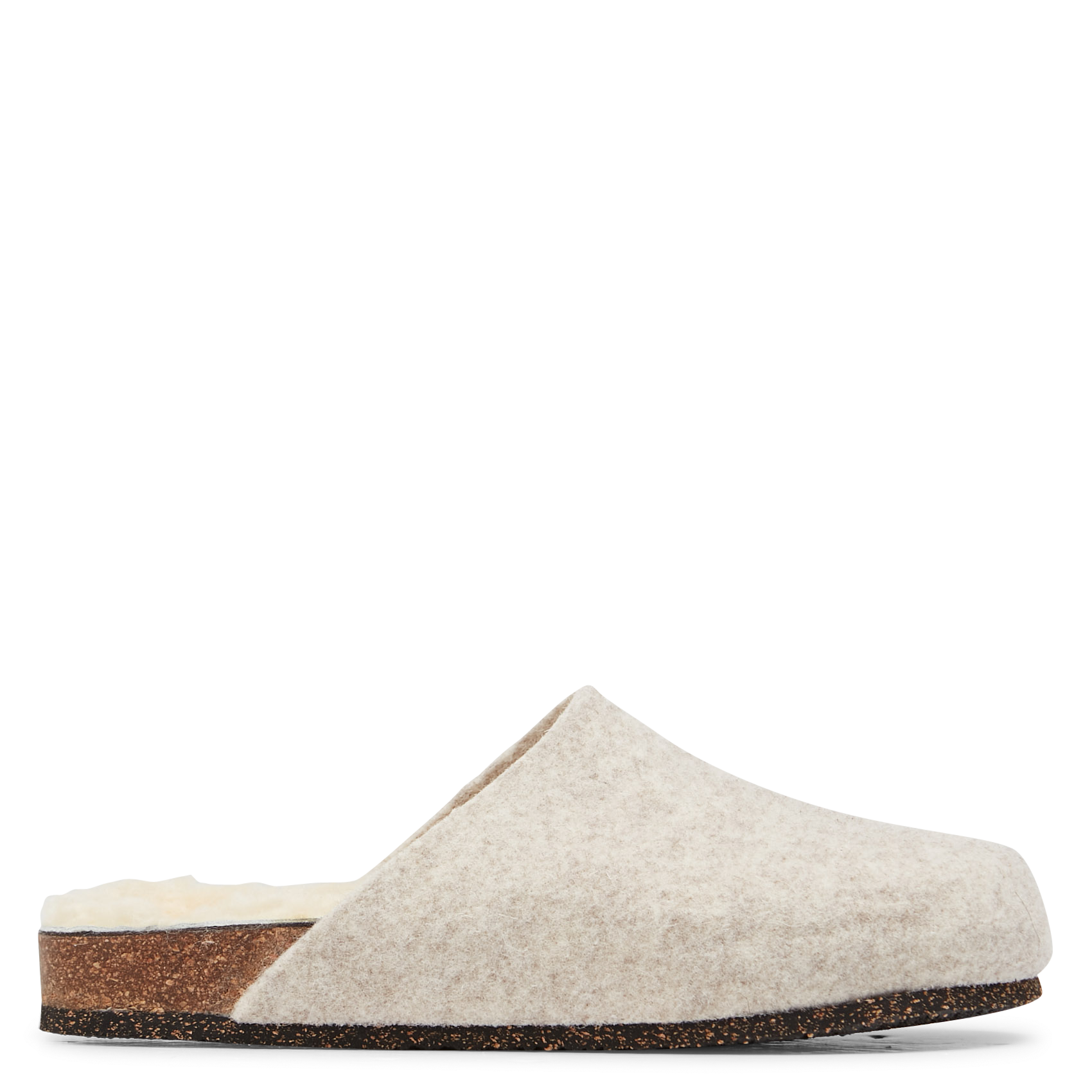 LEANNE - Sabots fourrés | Beige