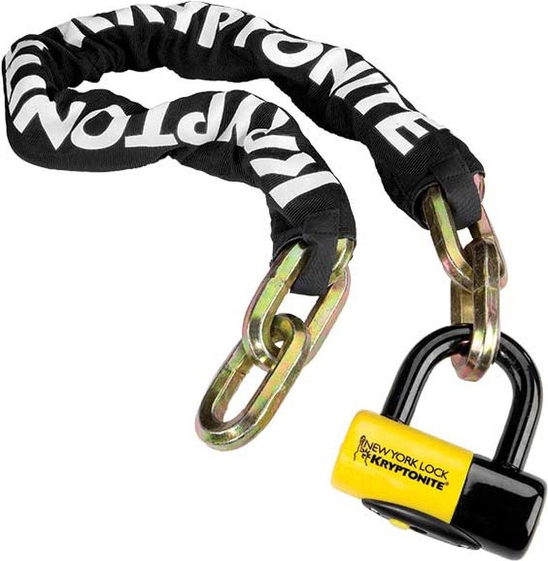 Kryptonite Kettingslot New York Staal 100 Cm Zwart