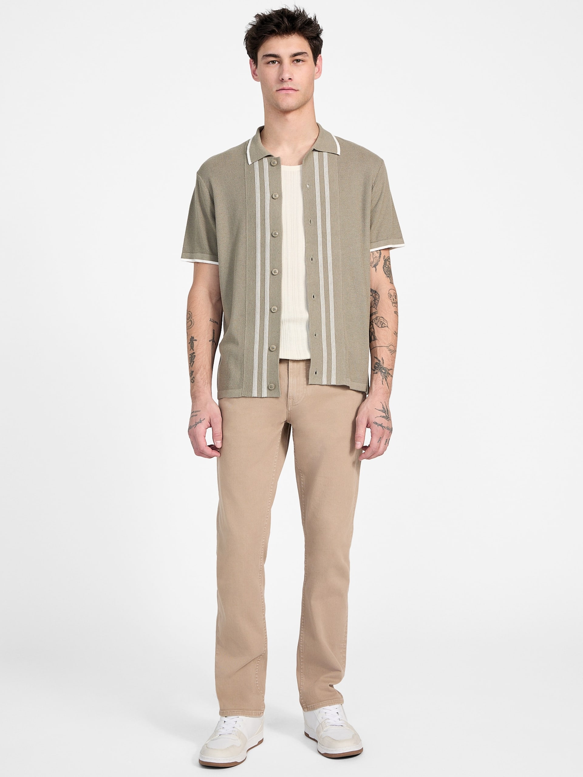 Camisa de malha listrada Eco Tyler