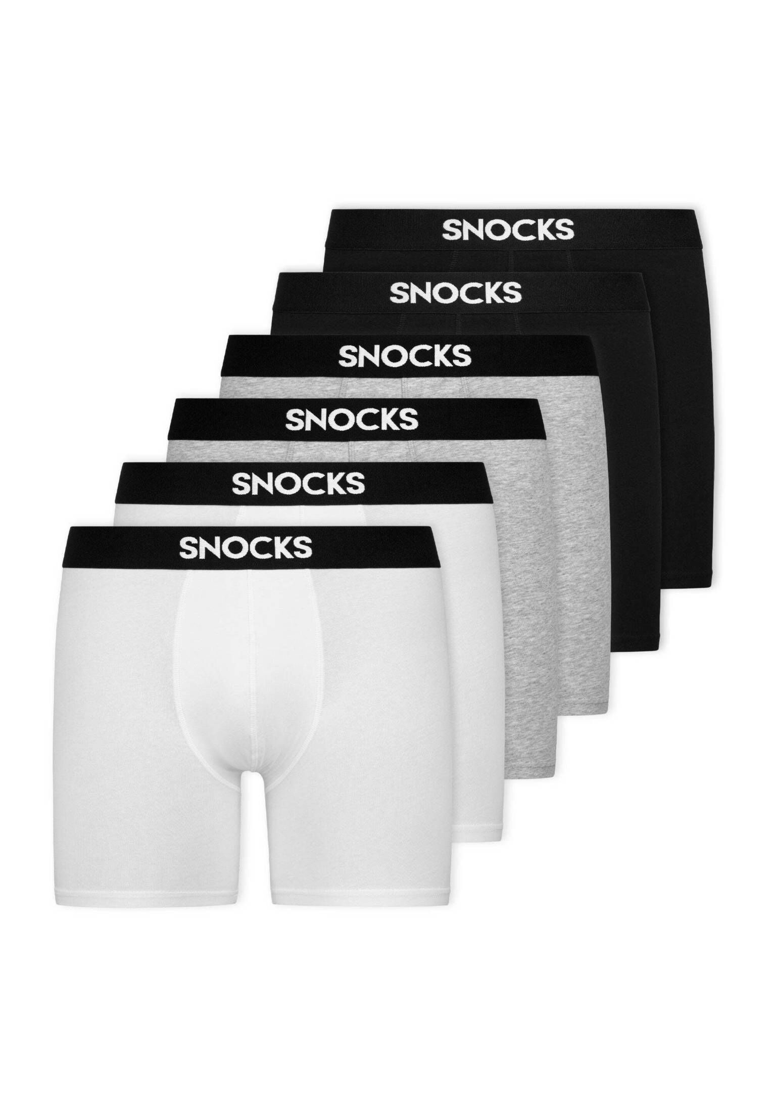 SNOCKS| Herren Boxershorts mit längerem Bein