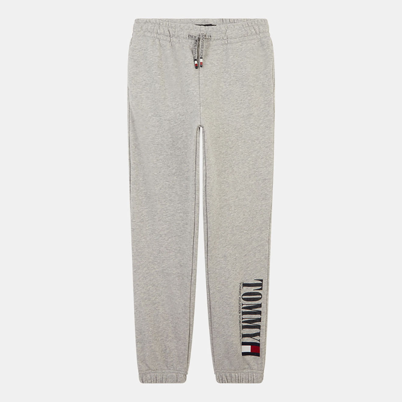Tommy Hilfiger Jogging logo bas jambe gris