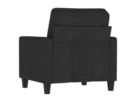 Fauteuil Noir 60 cm Tissu