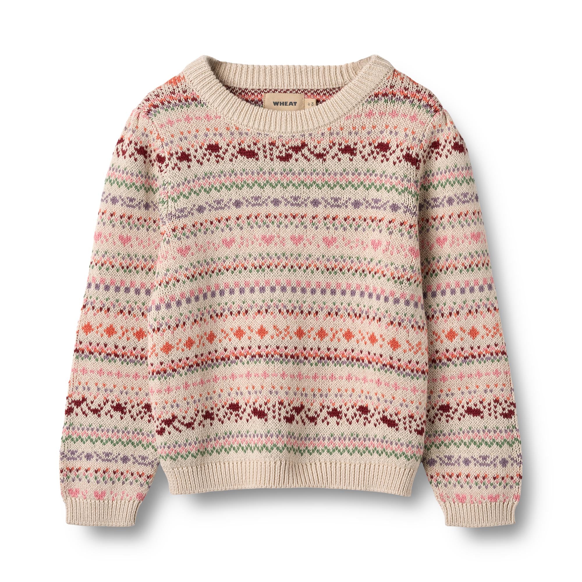 Wheat Pullover Jacquard Olga