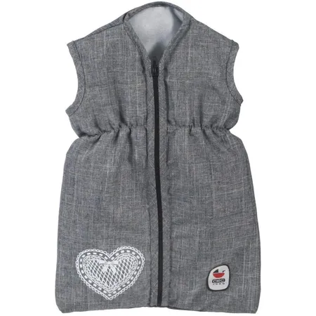 Bayer Chic Puppen-Schlafsack Jeans Grey