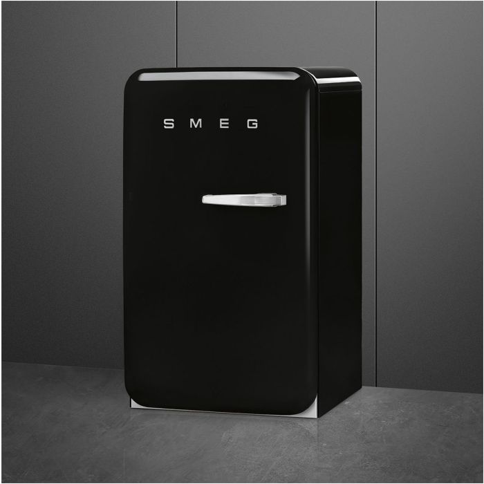 SMEG Stand-Kühlschrank 50's Retro Style FAB10HLBL5 Schwarz