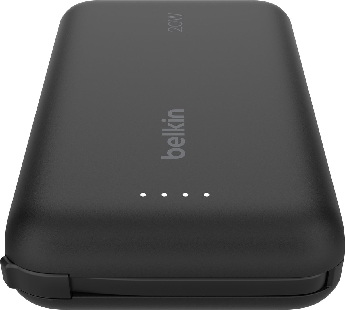 (20W) 10000mAh BoostCharge USB C Powerbank Ladegerät inkl. USB C Ladekabel mit LED Anzeige (BPB021HQBK) - Schwarz