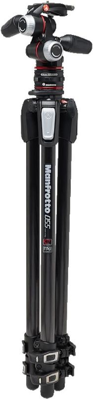 Manfrotto - 055 Carbon - Statief - 3-segment - Inclusief 3-weg Panhead