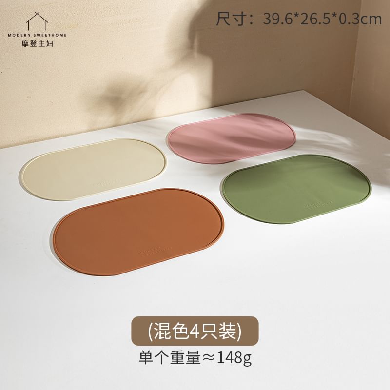 Koringa - Effen siliconen placemat / set