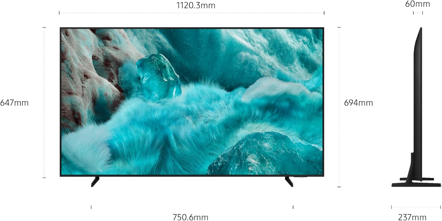 SAMSUNG TV 50 Pouces QLED 50Q7F 4K Smart TV avec Vision AI, 100% Volume de Couleur avec Quantum Dots, l'authentique Quantum Dot et Motion Xcelerator [Classe énergétique G]