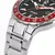 Jacques Lemans Herrenuhr Hybromatic Steel Red Black 1-2109F