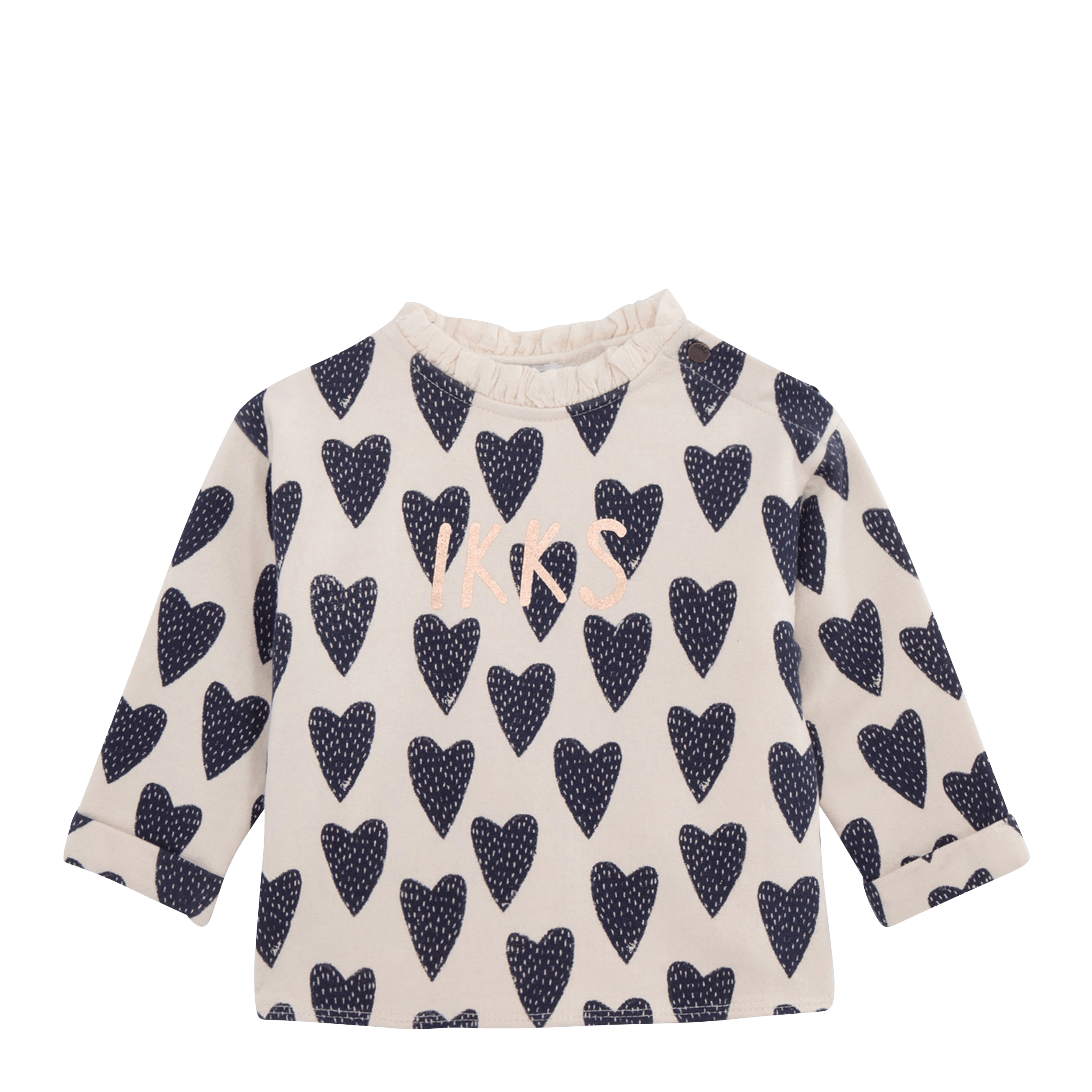 Sweat imprimé en coton mélangé | Blanc