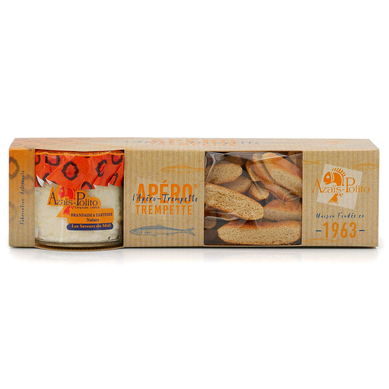 Coffret apéro-trempette - Brandade à tartiner et trempettes