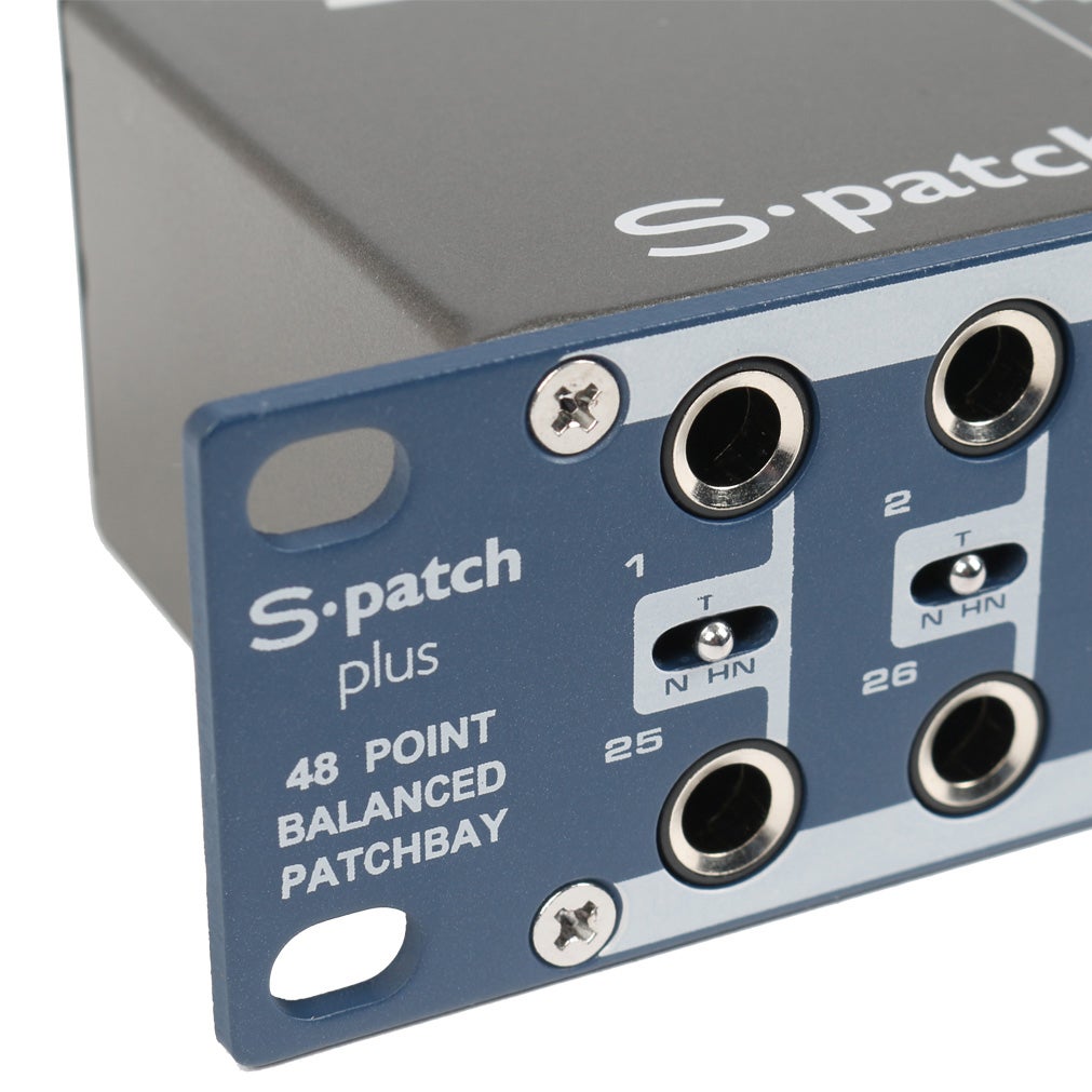 Samson S Patch+ 48-kanaals gebalanceerde patchbay