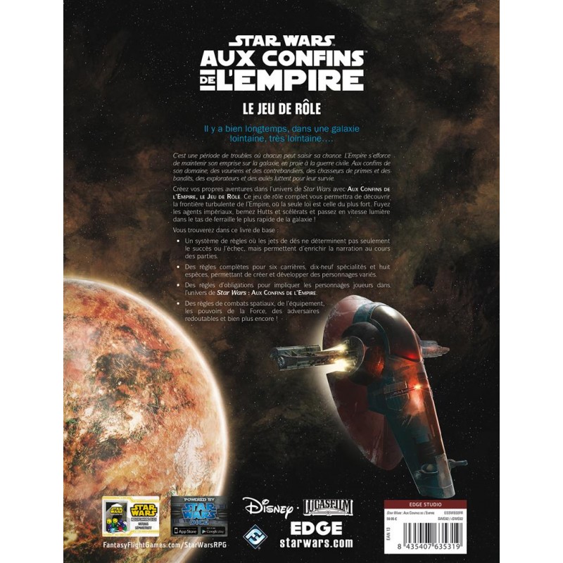 Livre de règles - Aux confins de l'empire