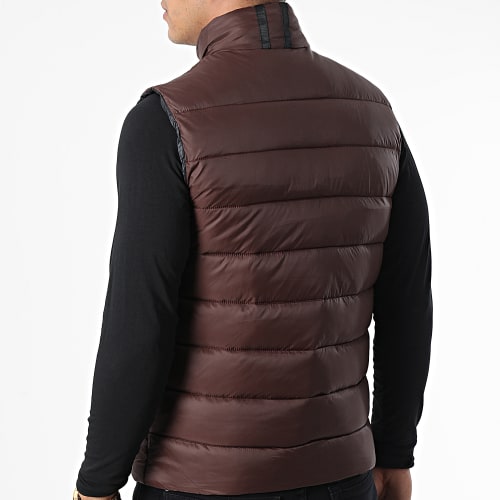 Doudoune Sans Manches Marron